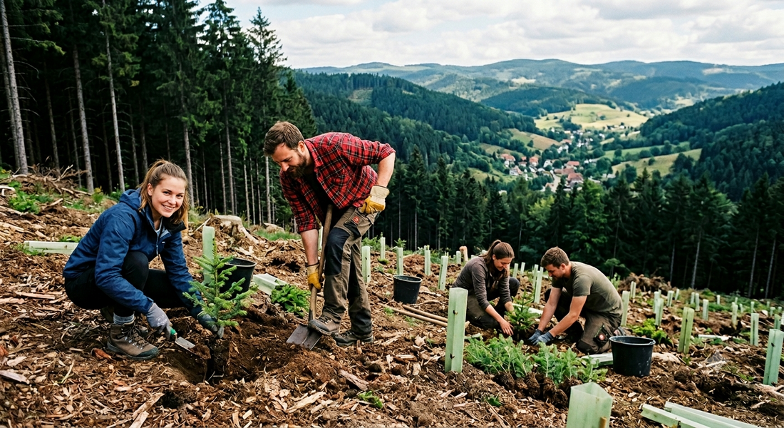 Wie wir gemeinsam den Wald von morgen Pflanzen