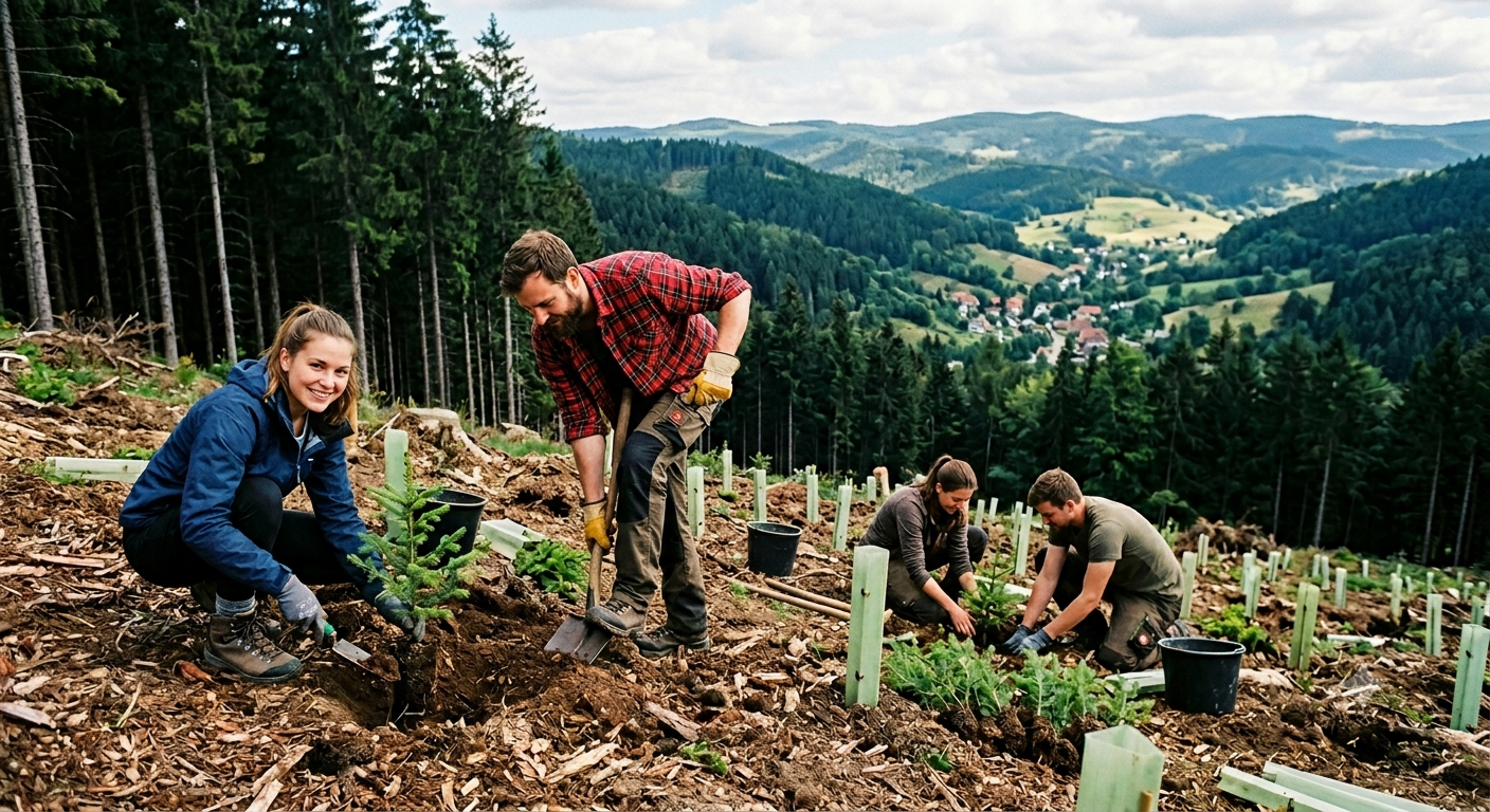 Wie wir gemeinsam den Wald von morgen Pflanzen