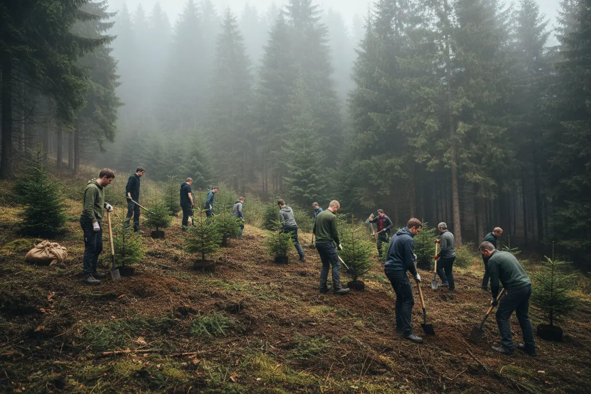 aufforstungsprojekt im Schwarzwald