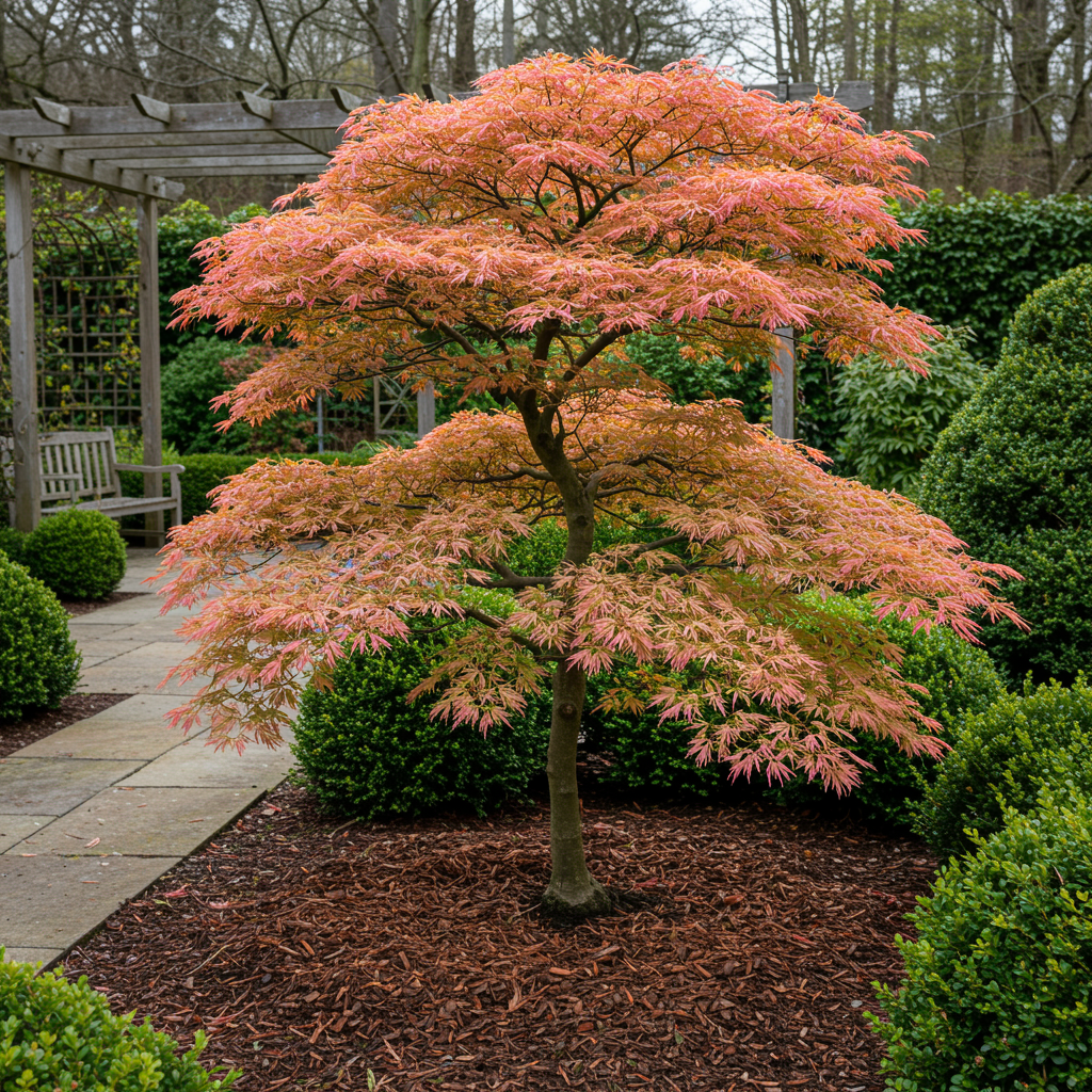 schöner Baum Japanischer Ahorn Fächerahorn - Acer palmatum Iyoshi