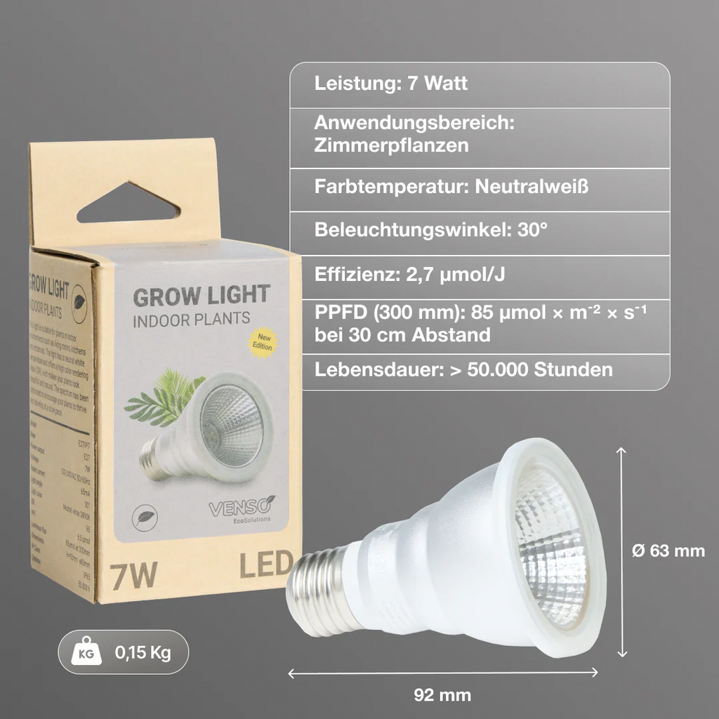 Datenblatt der Venso 7 Watt LED